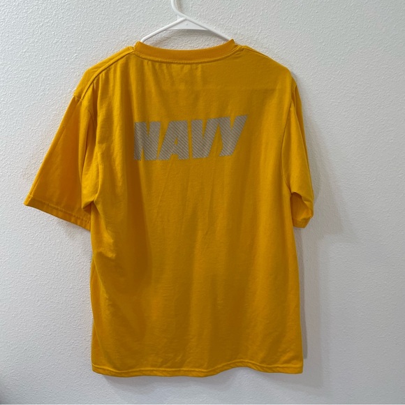 US Navy uniform shirt yellow medium - Picture 1 of 4